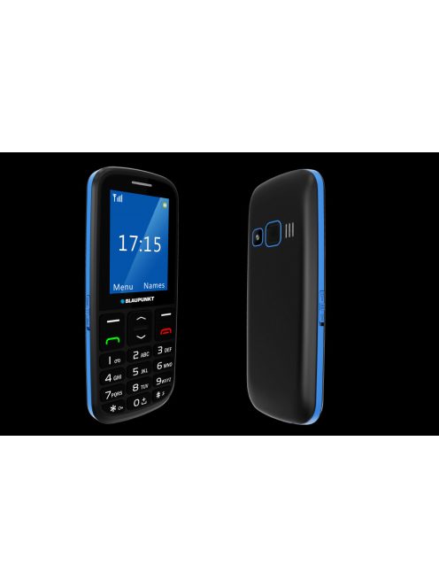 Blaupunkt BS04i, időseknek,mobiltelefon készülék,fekete-kék